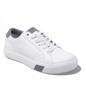 Anodyne Women Sneaker White Grey No. 27 Casual Comfort Lace Up 6.5M